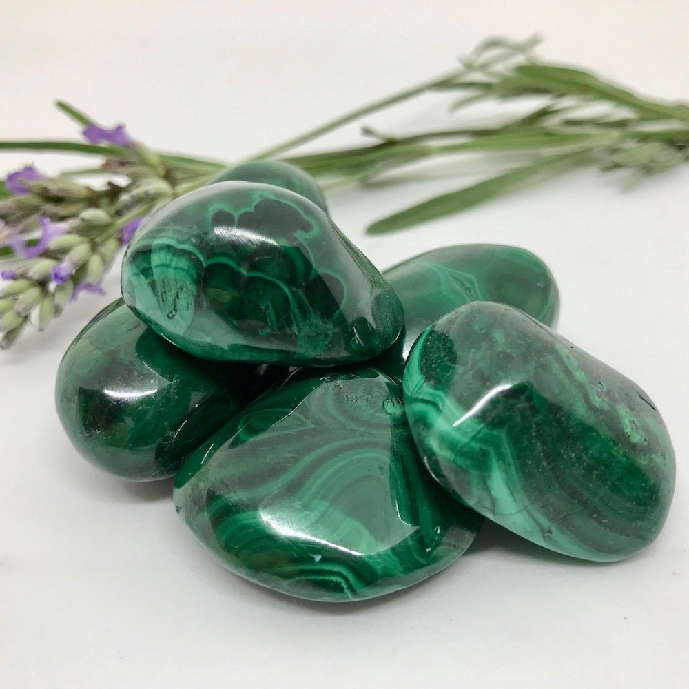 Malachite Tumbled