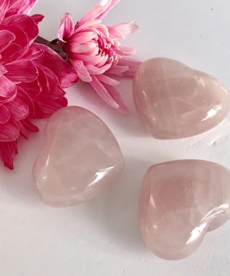 Rose Quartz Baby Heart