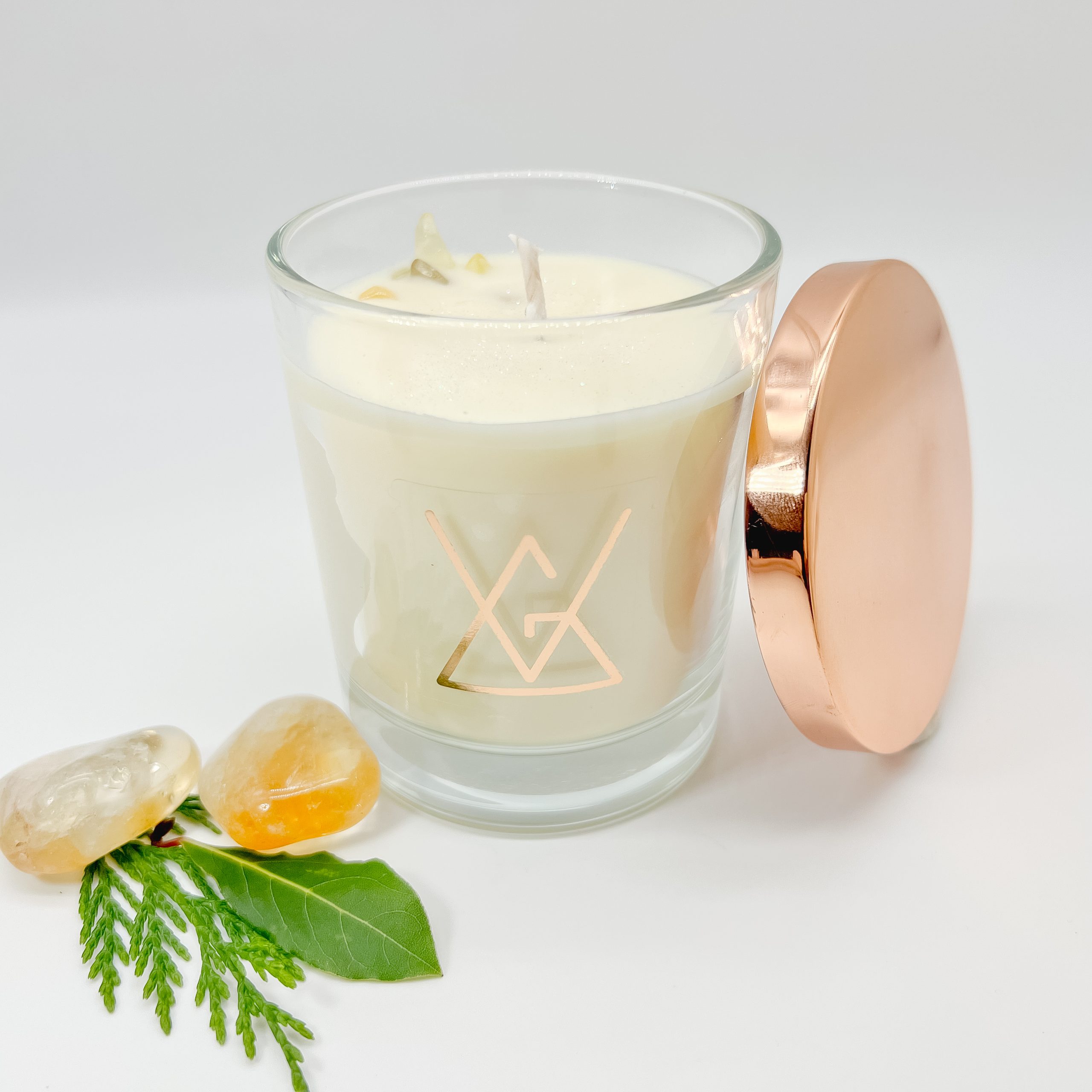 Citrus Citrine Aromatherapy Candle