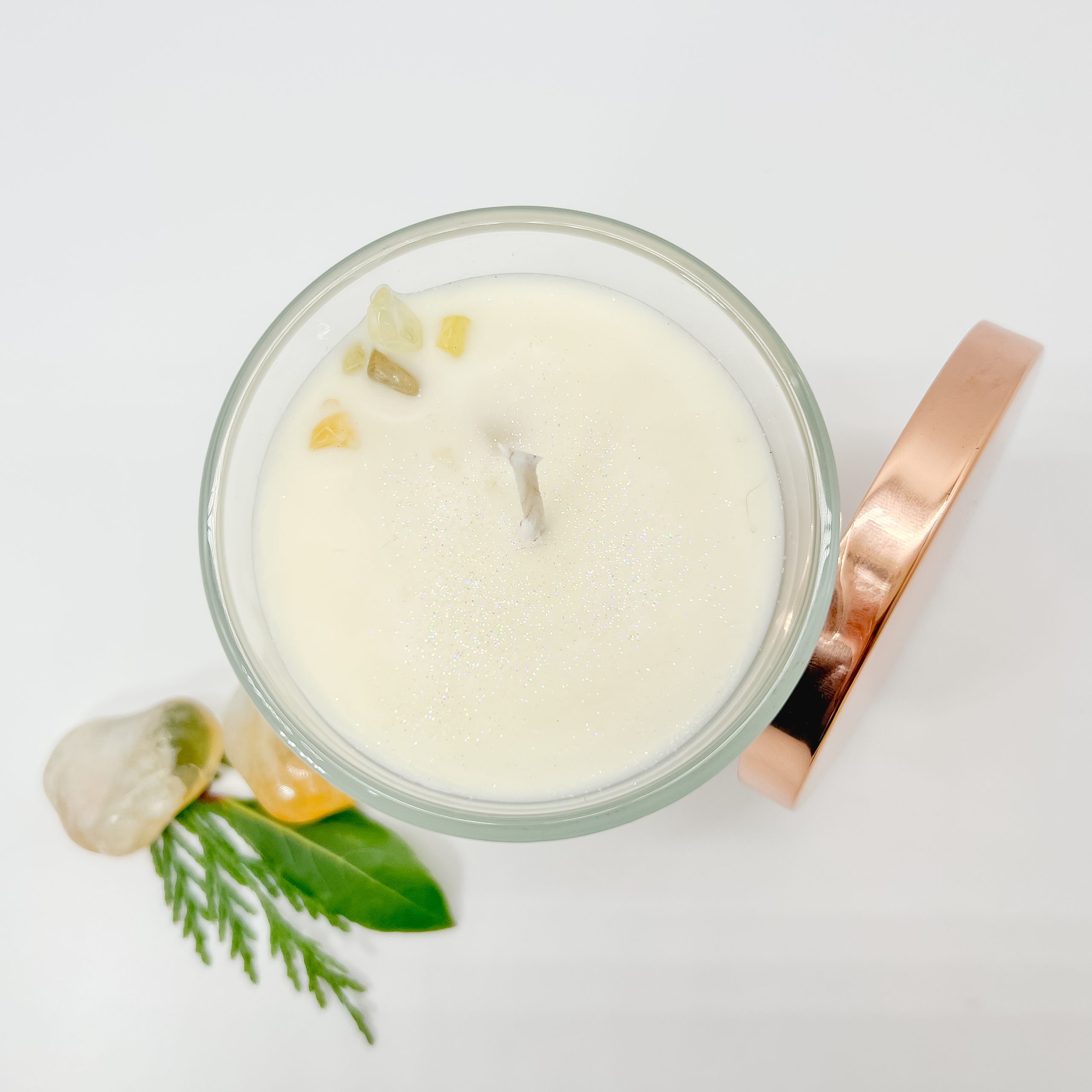 Citrus Citrine Aromatherapy Candle - Image 4