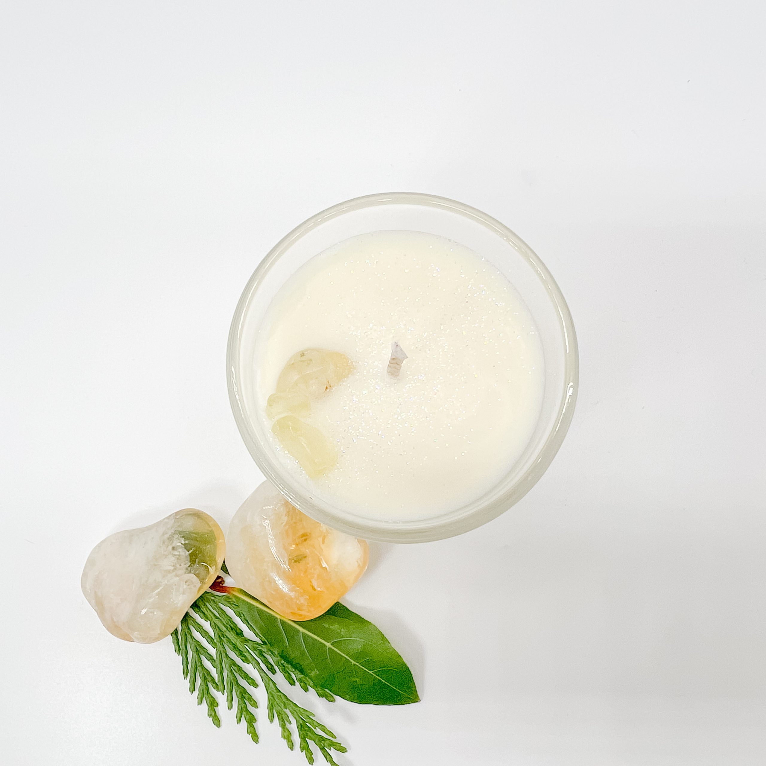 Citrus Citrine Aromatherapy Candle - Image 6