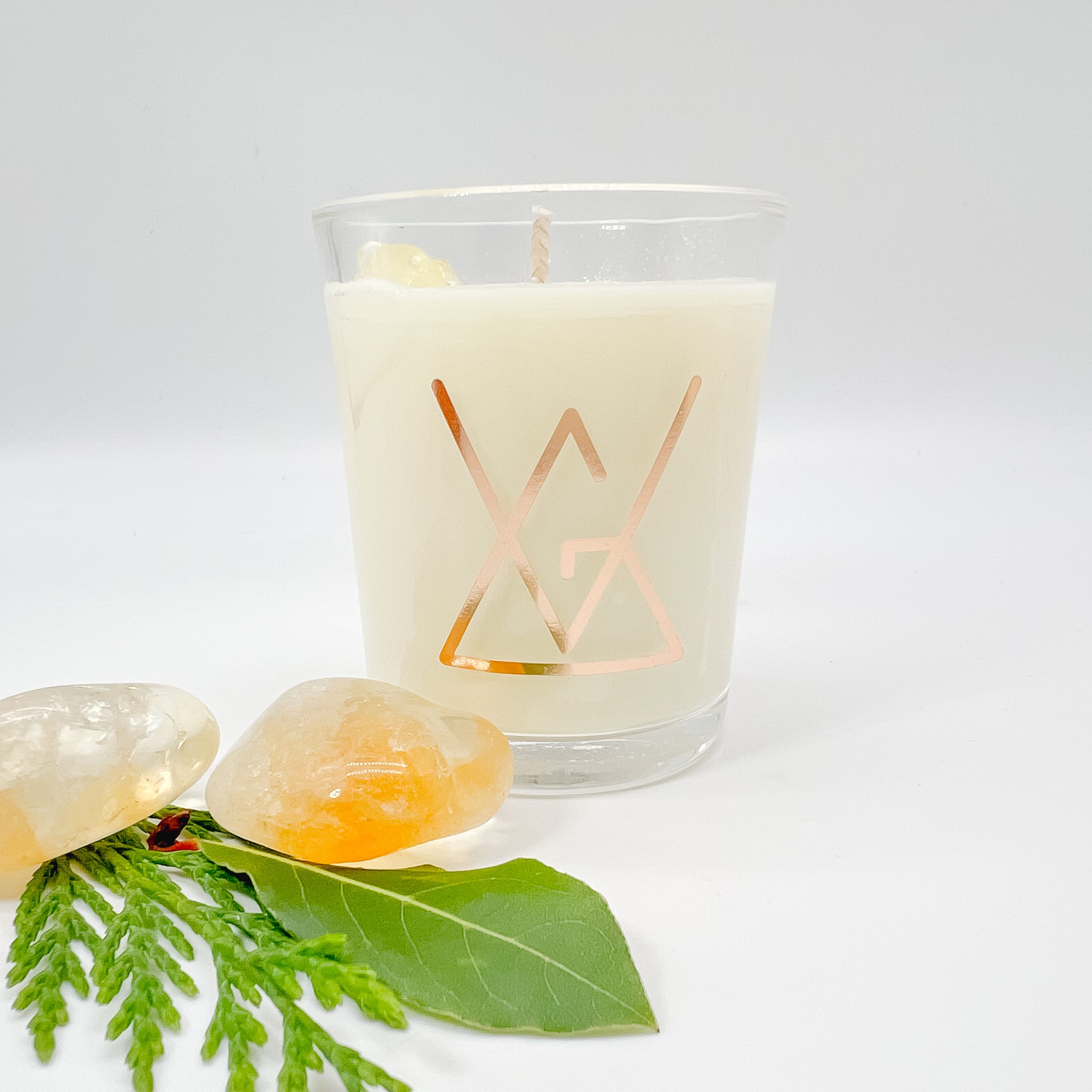 Citrus Citrine Aromatherapy Candle - Image 5