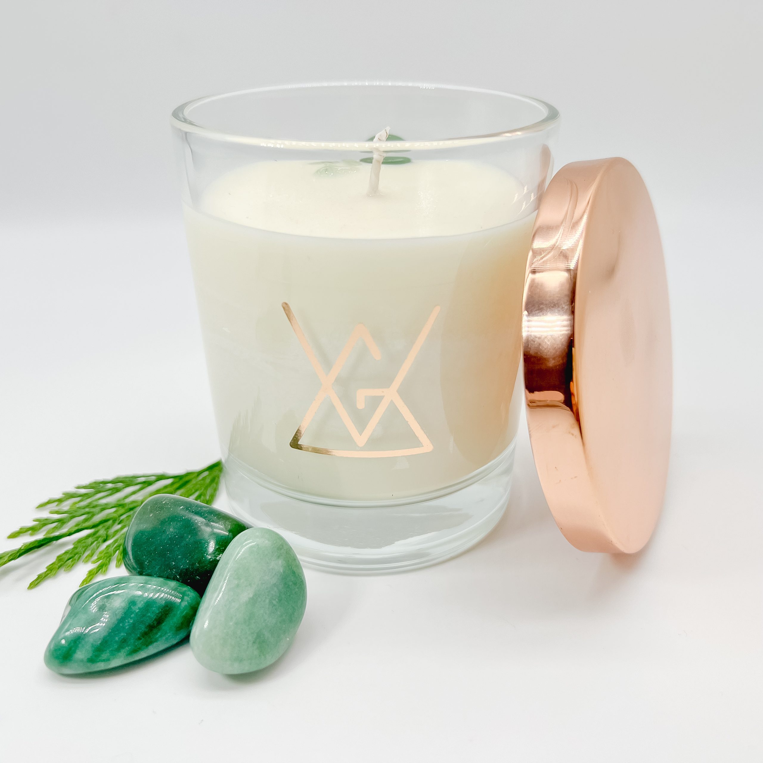 Nature's Power with Green Aventurine Aromatherapy Candle