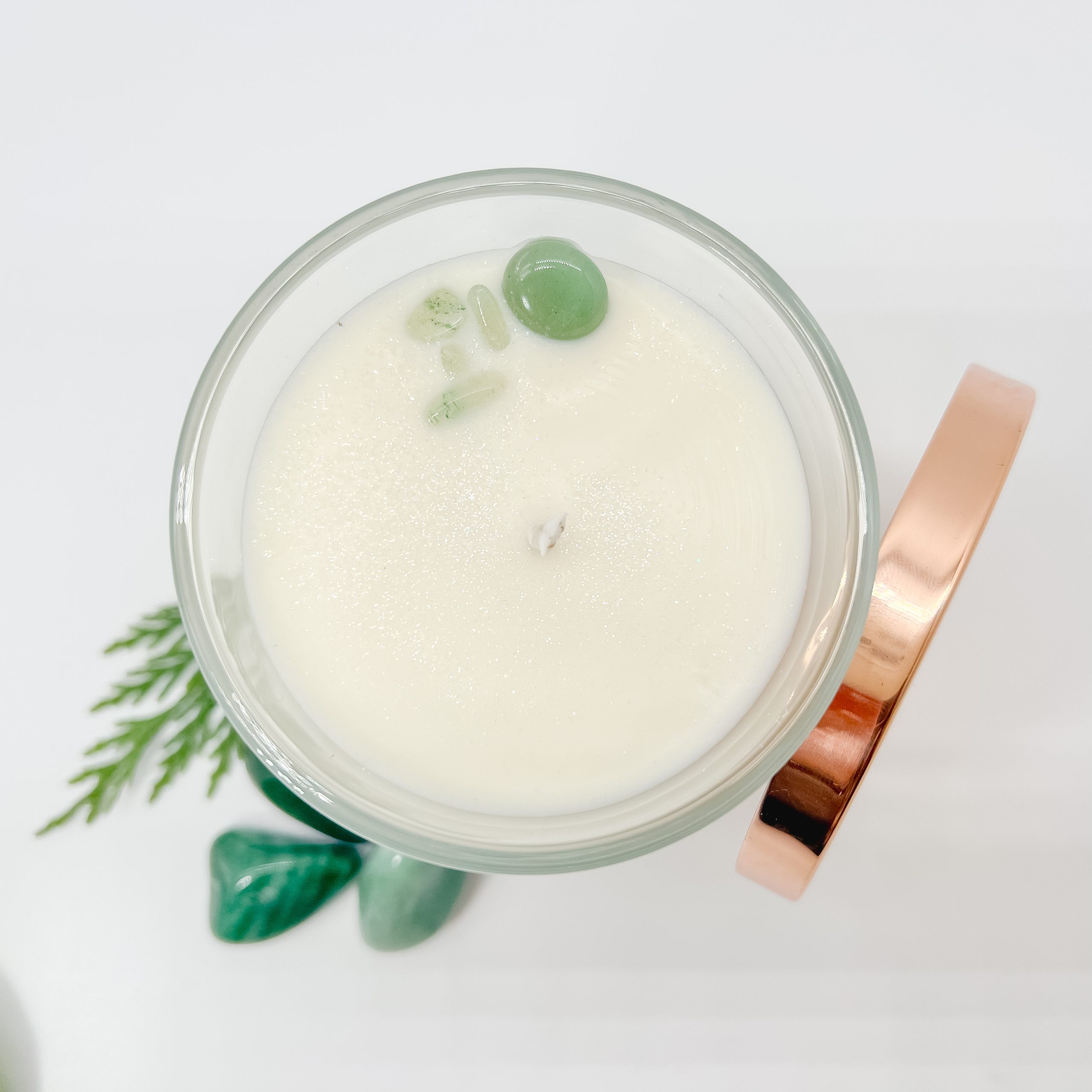 Nature's Power with Green Aventurine Aromatherapy Candle - Image 4