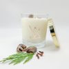Smokey Winter with Smokey Quartz Aromatherapy Candle