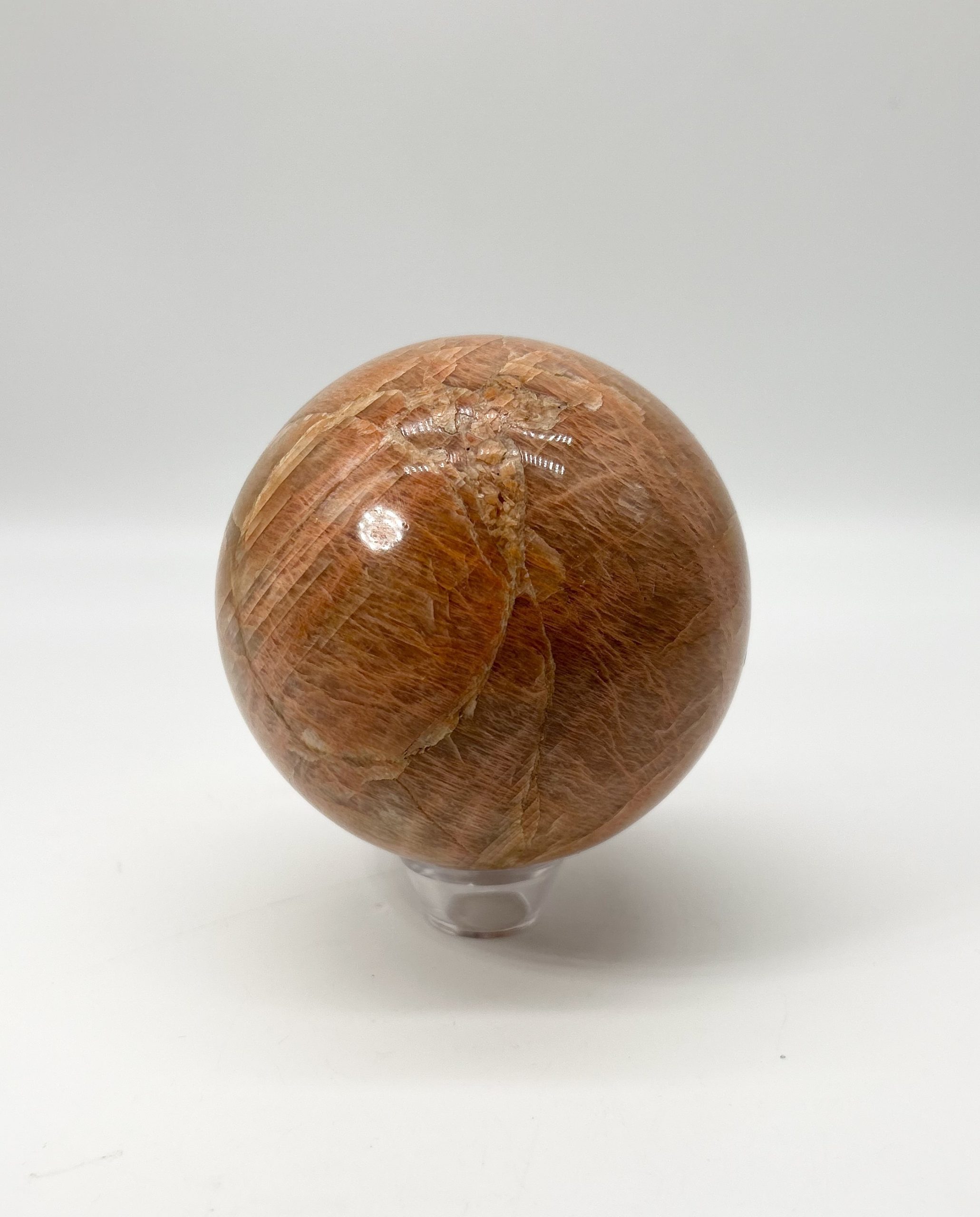 Peach Moonstone Polished Sphere 820 g - Image 3
