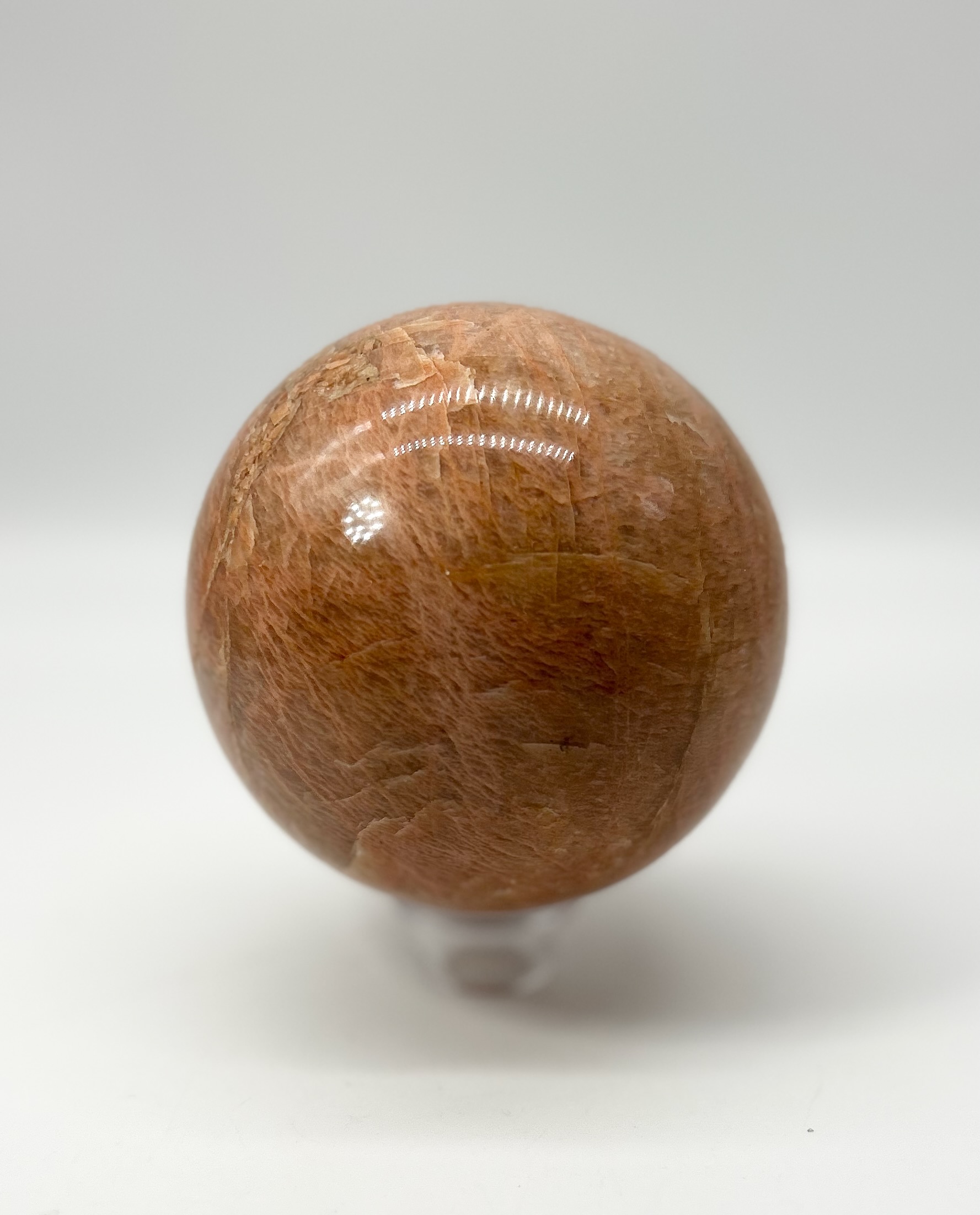 Peach Moonstone Polished Sphere 820 g - Image 2