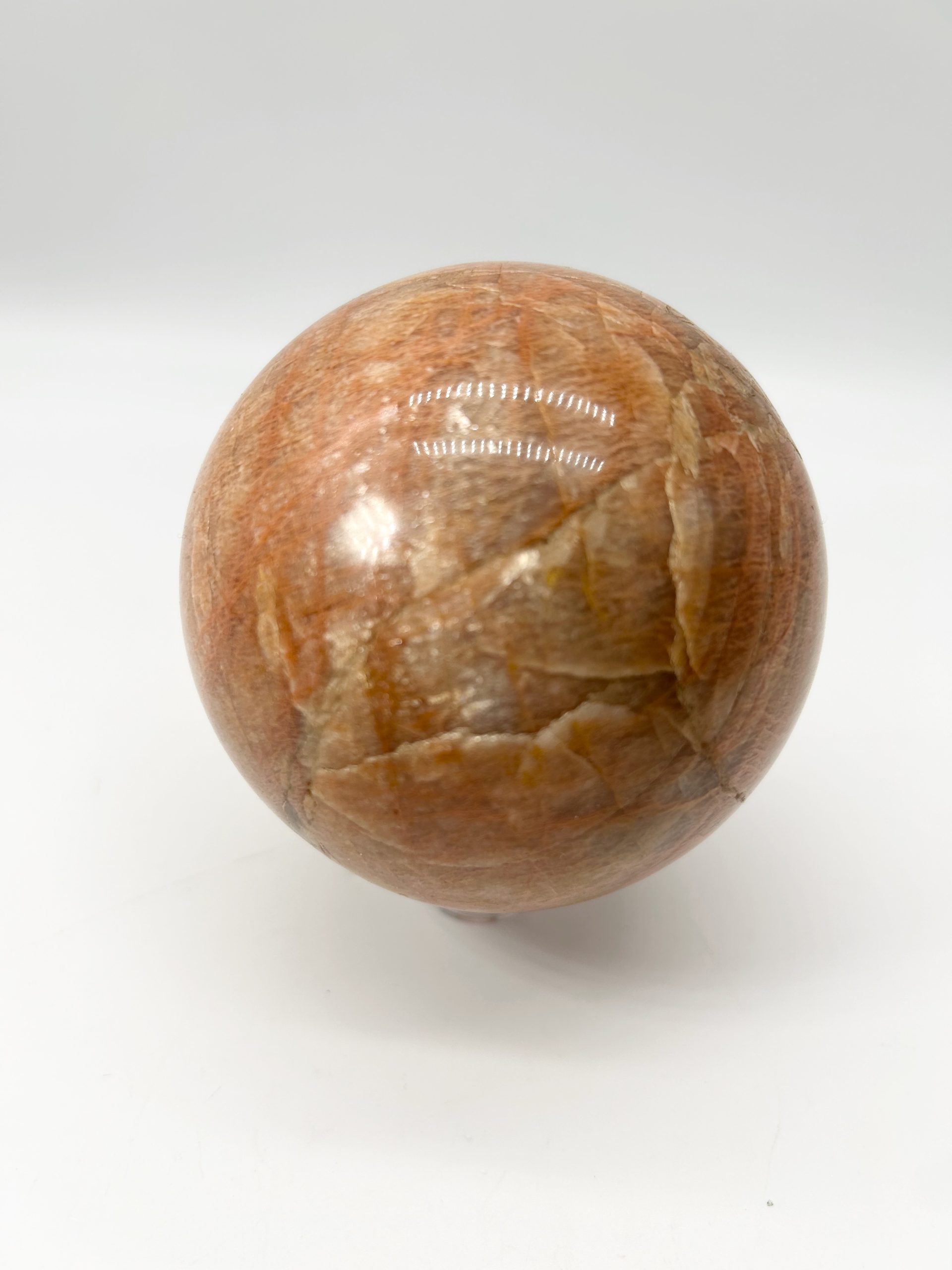 Peach Moonstone Polished Sphere 820 g