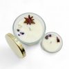 Sweet Angel Aromatherapy Candle with Clear Quartz & Amethyst