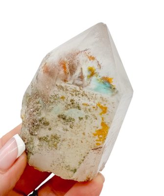 Ajoite in Quartz Point 218 g