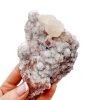 Hematoid Quartz Druzy Cluster With Calcite 346 g