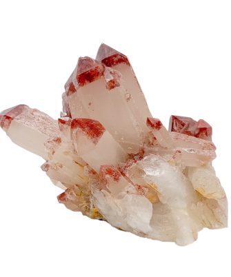 Alternative view of Hematoid Quartz Cluster 387 g